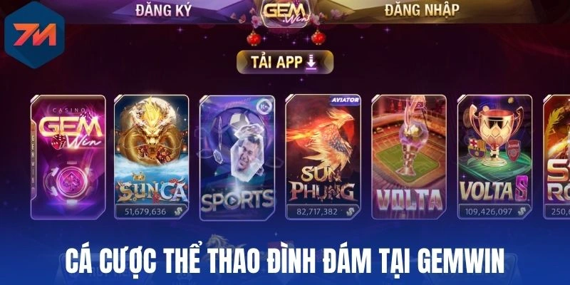 Gemwin - Nhà Cái Cá Cược Thể Thao Sống Động, Uy Tín 1 Cá cược thể thao đình đám tại Gemwin