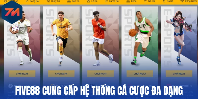 Five88 - Nhà Cái Thể Thao Trực Tuyến Chuyên Nghiệp, Uy Tín 1 Five88 cung cấp hệ thống sản phẩm cá cược đa dạng