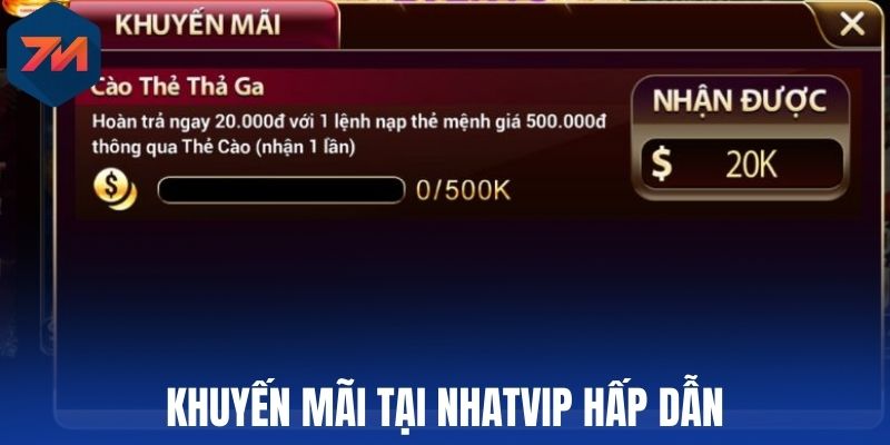 Nhatvip - Cập Nhật Kèo Cược Siêu Tốc, Kho Game Đồ Sộ 2 Khuyến mãi tại Nhatvip hấp dẫn