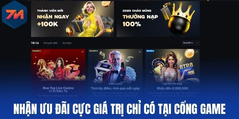 Zo88 - Thương Hiệu Bóng Đá Uy Tín, Tỷ Lệ Ăn Cực Khủng 3 Nhận ưu đãi cực giá trị chỉ có tại cổng game