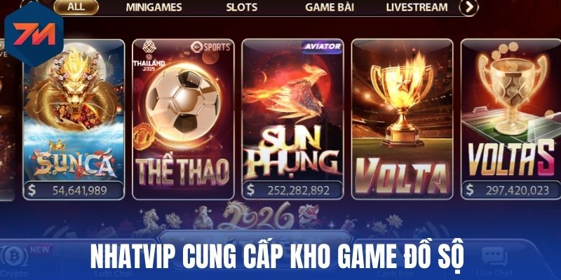 Nhatvip - Cập Nhật Kèo Cược Siêu Tốc, Kho Game Đồ Sộ 1 Nhatvip cung cấp kho game đồ sộ