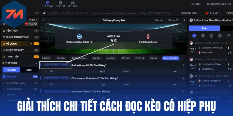 Kèo Có Hiệp Phụ - Định Nghĩa Và Mẹo Tăng Xác Suất Thắng Cược 2 Giải thích chi tiết cách đọc kèo có hiệp phụ